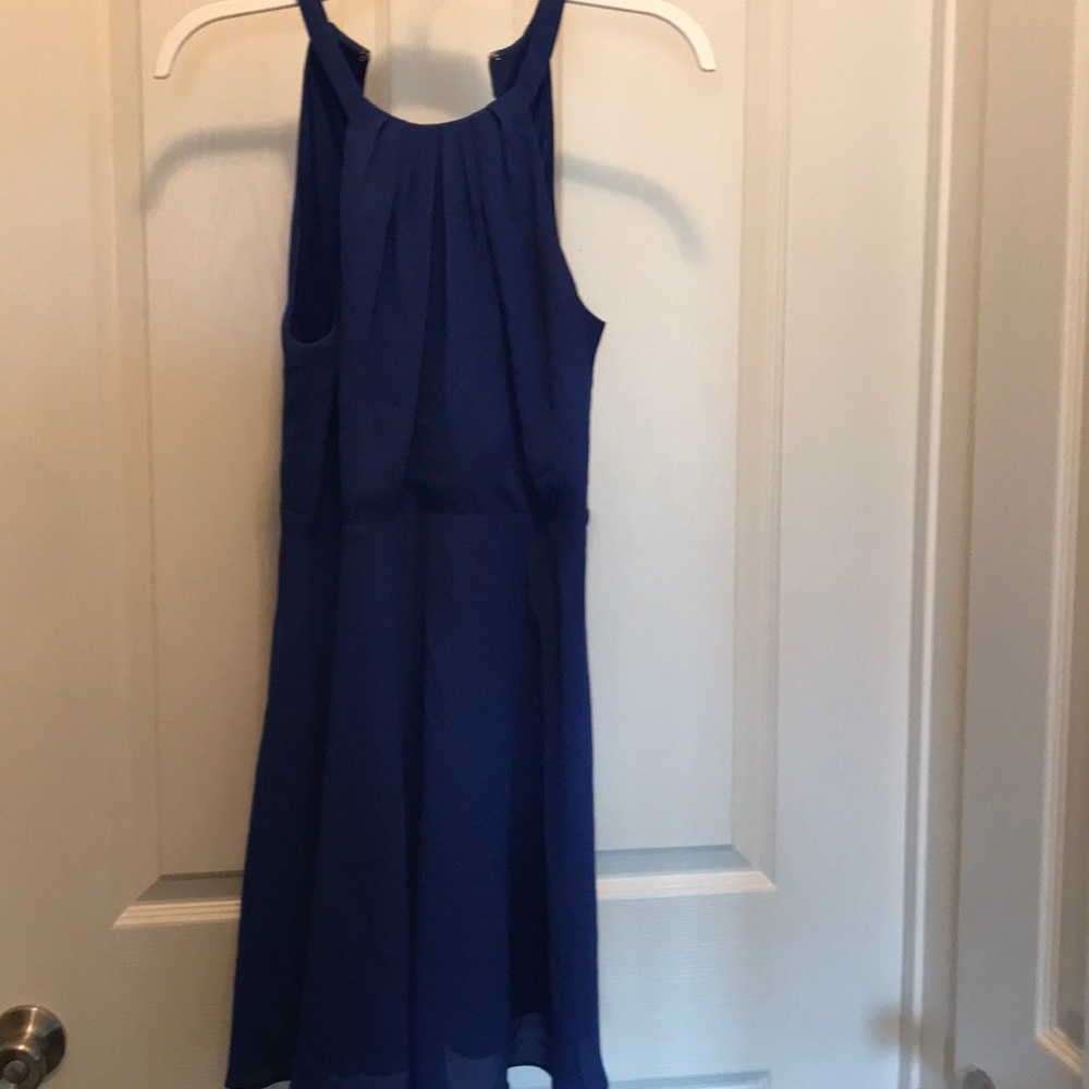 Royal blue dress